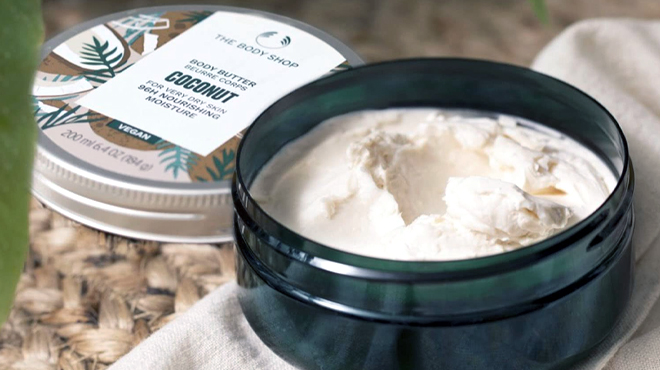 1 the body shop coconut body butter