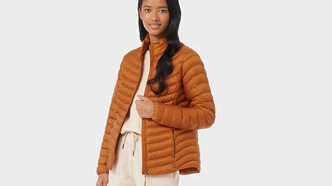 32 Degrees Womens Recycled Packable Jacket