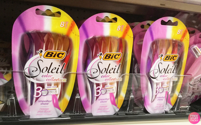 BIC Soleil Razors 14-Count for $9