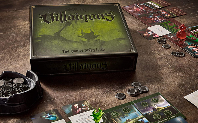 Box of Disney Villainous Board Game on a Table