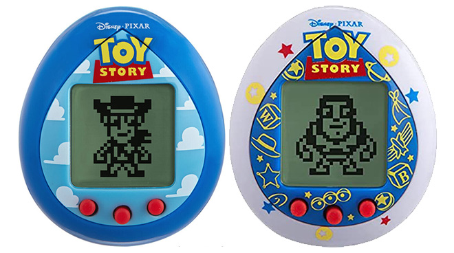 Disney Pixar Tamagotchi Toy Story Blue and White Box