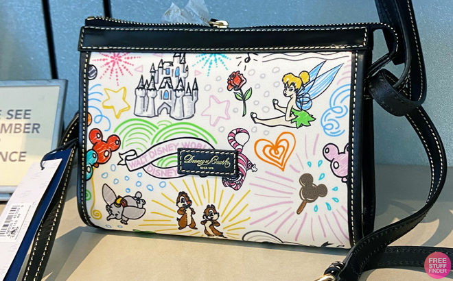 Disney Sketch Nylon Crossbody Bag by Dooney Bourke