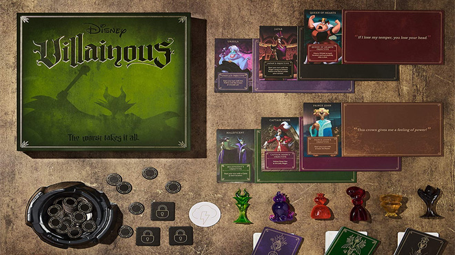 Disney Villainous Board Game on a Table