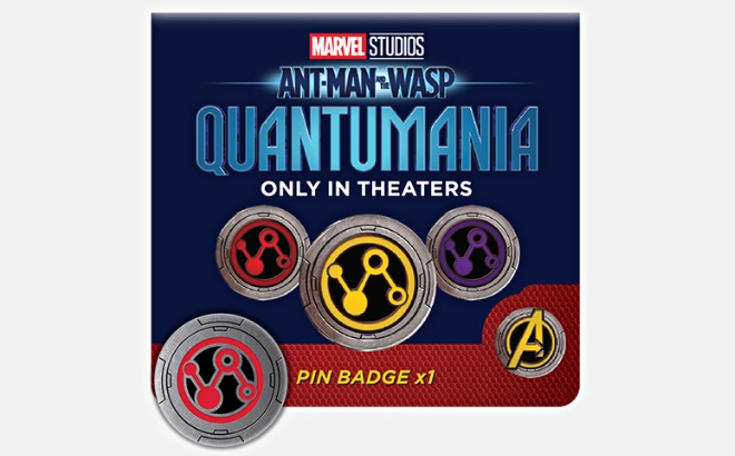 FREE Ant-Man and The Wasp Exclusive Pin