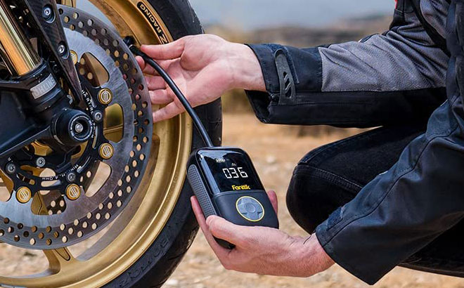 Portable Tire Inflator $49 Shipped