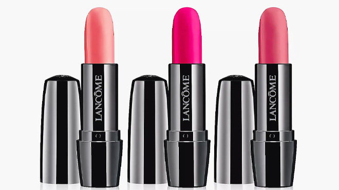 Lancome Color Design Three Lipstick Set