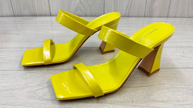 Marc Fisher Zasha Yellow Sandal