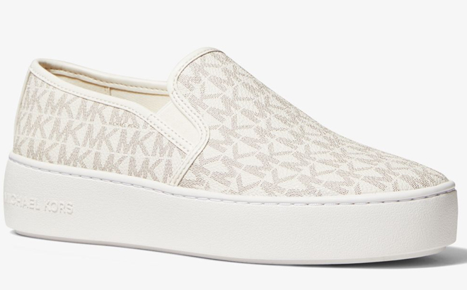 Michael Kors Teddi Logo Slip On Platform Sneaker