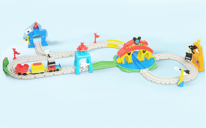 Mickey Train Track set