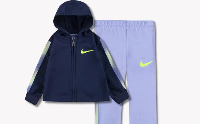 Nike Baby Girls Hooded Jacket and Leggings Set