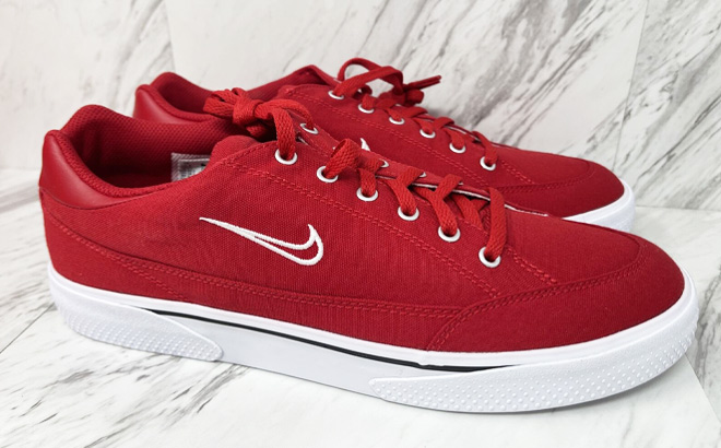 Nike Mens Red Retro GTS Shoes