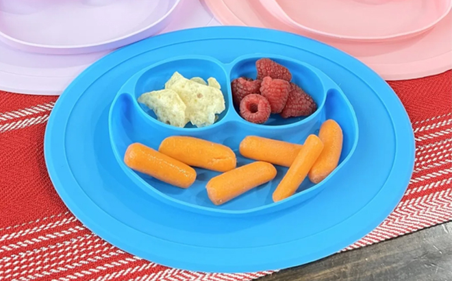 No More Spills Silicone Baby Plate