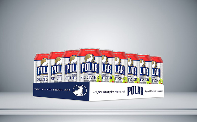 Polar Seltzer Water 24-Pack for $7.79