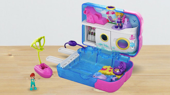 Polly Pocket Cruise Ship Compact Playset