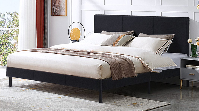 Queen Bed Frame with Headboard 2