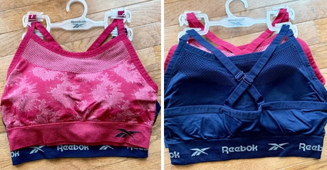 Reebok Womens Seamless Bralette 2 Pack