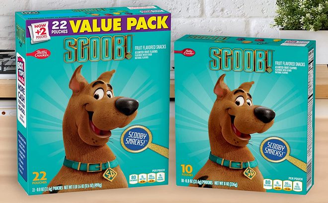 Scooby Doo Snacks 22-Count for $3.73