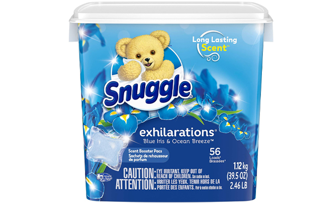 Snuggle Exhilarations Blue Iris Ocean Breeze Scent Booster