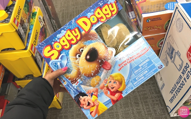 Soggy Doggy, The Showering Shaking Wet Dog Award-Winning Kids Game Board  Game for Family Night Fun Games for Kids Toys & Games, for Kids Ages 4 and  up