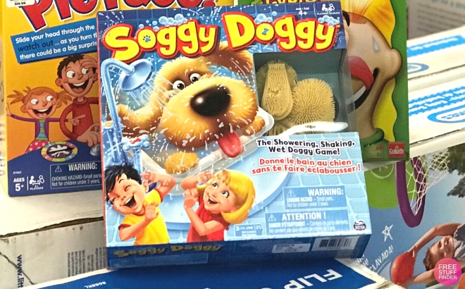 Soggy Doggy The Showering Shaking Wet Dog Award-Winning Kids Game Board Game