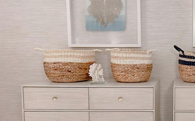 Woven Baskets 2-Pack for $29