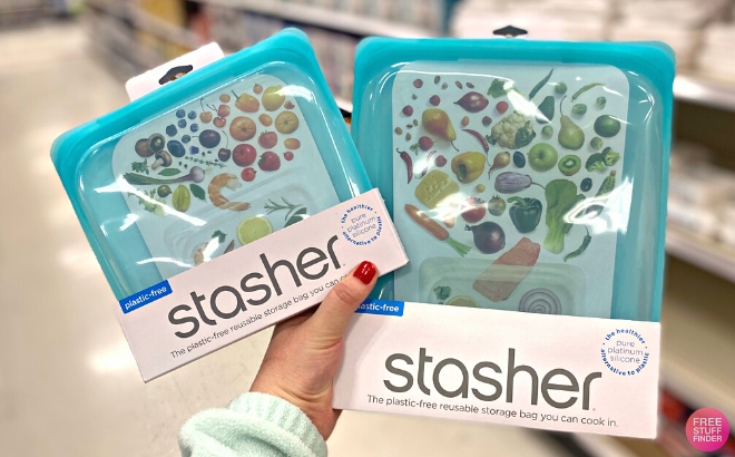 Stasher Silicone Reusable Storage Bag 1