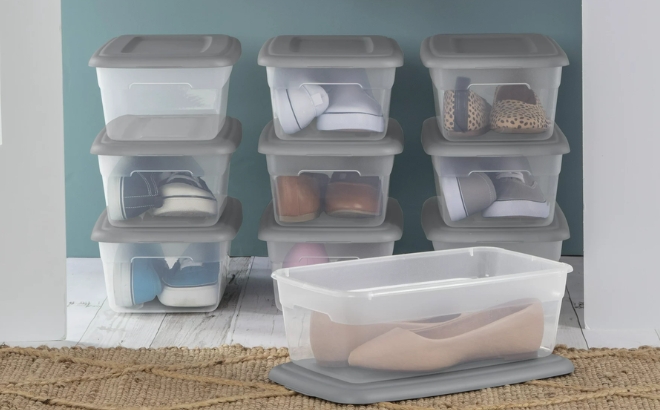 Stackable Storage Box 10-Pack for $10.98