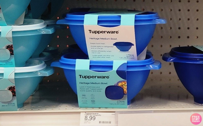 Tupperware Crystal Clear Store & Serve - 25.25C Round Container