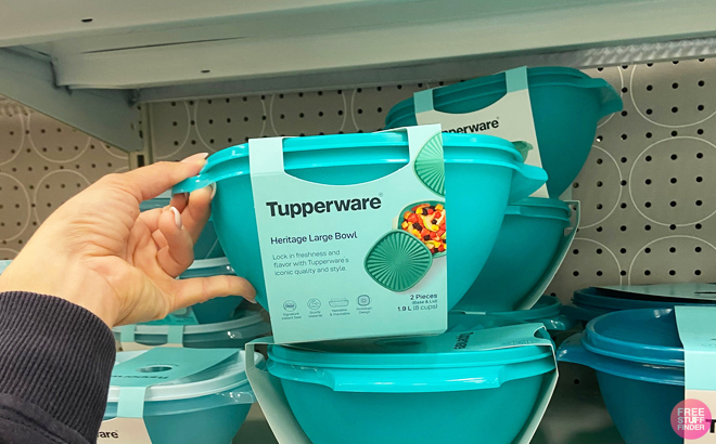 Tupperware Heritage 3pc (5.25c, 8c, 11.75c) Plastic Food Storage