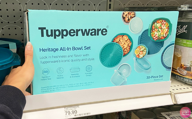 Tupperware Heritage Get It All Set 30pc Set - Green - Food Storage