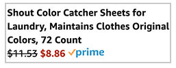 amazon checkout shout color catcher