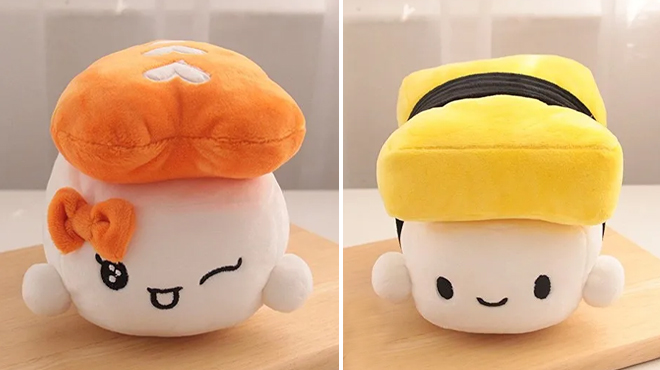 cute sushi plush toys