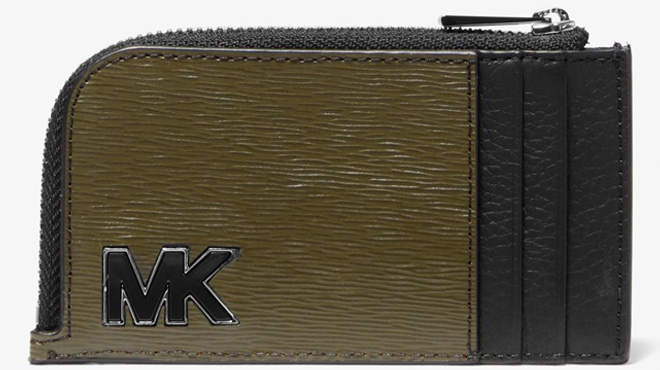 michael kors leather card case