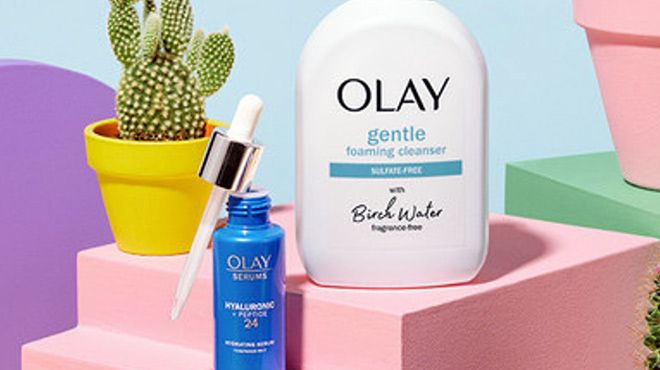 olay glow 101 hyaluronic acid and birch water gift set