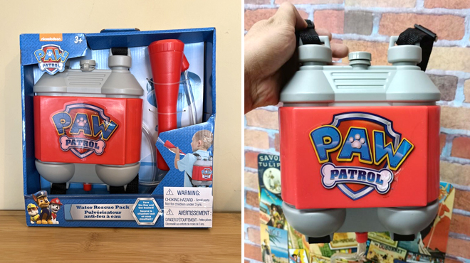 paw patrol water rescue pack toy