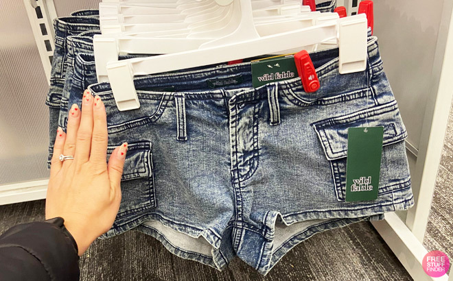 target wild fable womens denim shorts