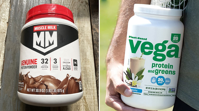 vega proteins and muscle milk protein