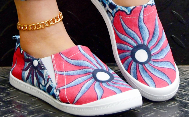 womens printed sneakers and boat shoes2