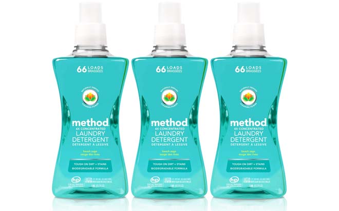 3 Method Liquid Laundry Detergent 66 Loads