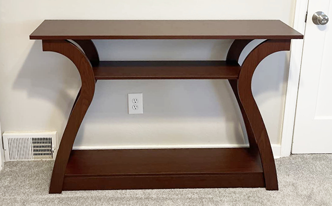 3 Shelf Console Accent Table