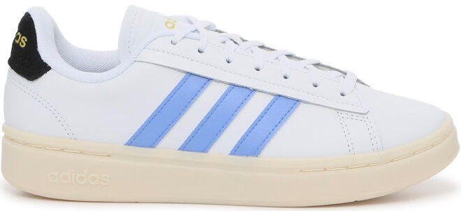 Adidas Grand Court White and Blue Shoes