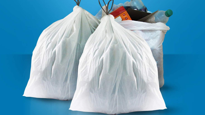 AmazonCommercial Drawstring Trash Bags 60ct