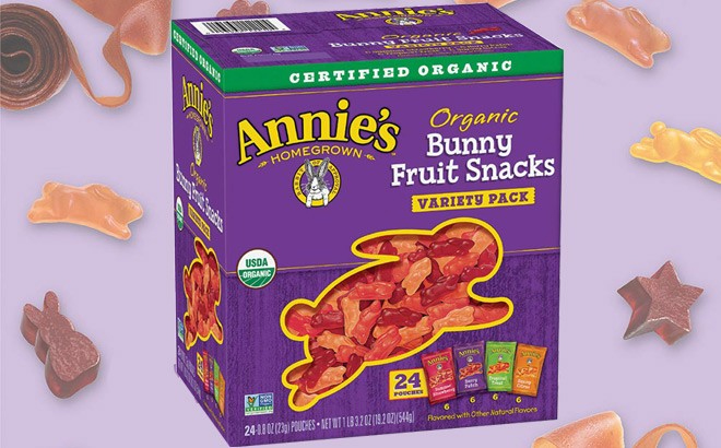 Annies 24 Count Bunny Fruit Variety