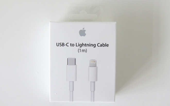 Apple One Meter USB Lightning Cable Box