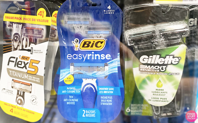 BIC EasyRinse Razors