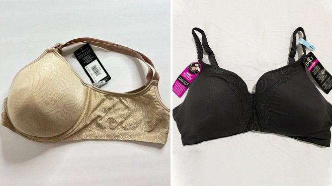 Bali Underwire Wire and Wireless Bra