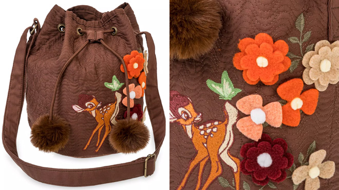 Bambi Drawstring Crossbody Bag