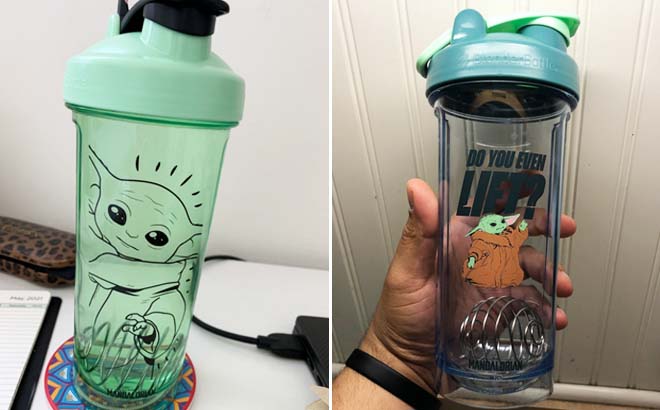 BlenderBottle Star Wars Shaker Bottles Baby Yoda Do You Even Lift