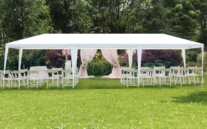 Costway 10x30 Party Wedding Outdoor Patio Tent