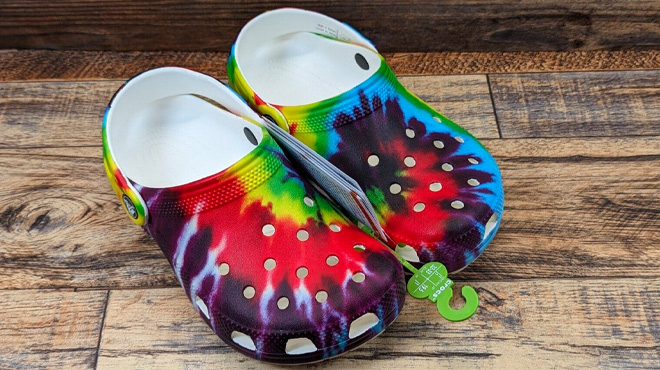 Crocs Kids Tie Dye Clogs